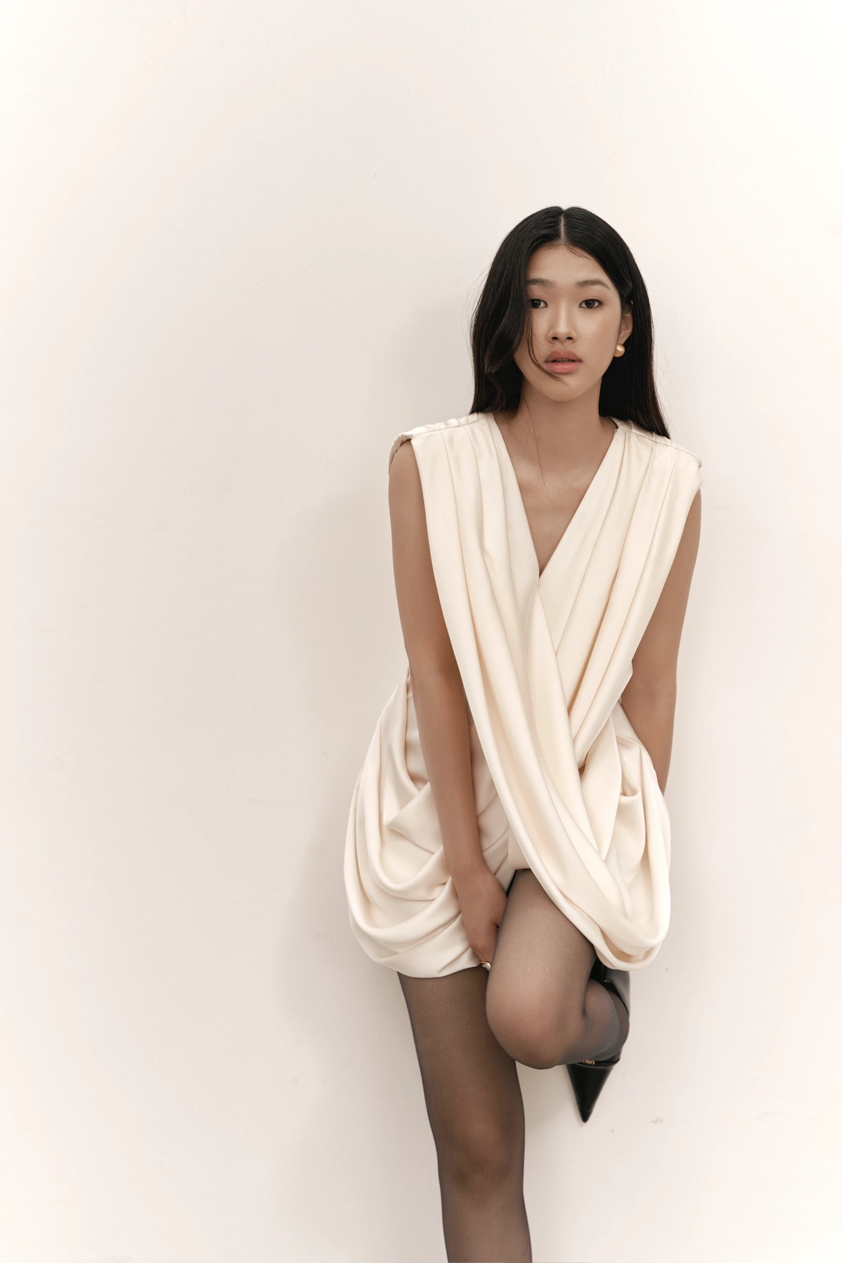 Fitted Silk Dress