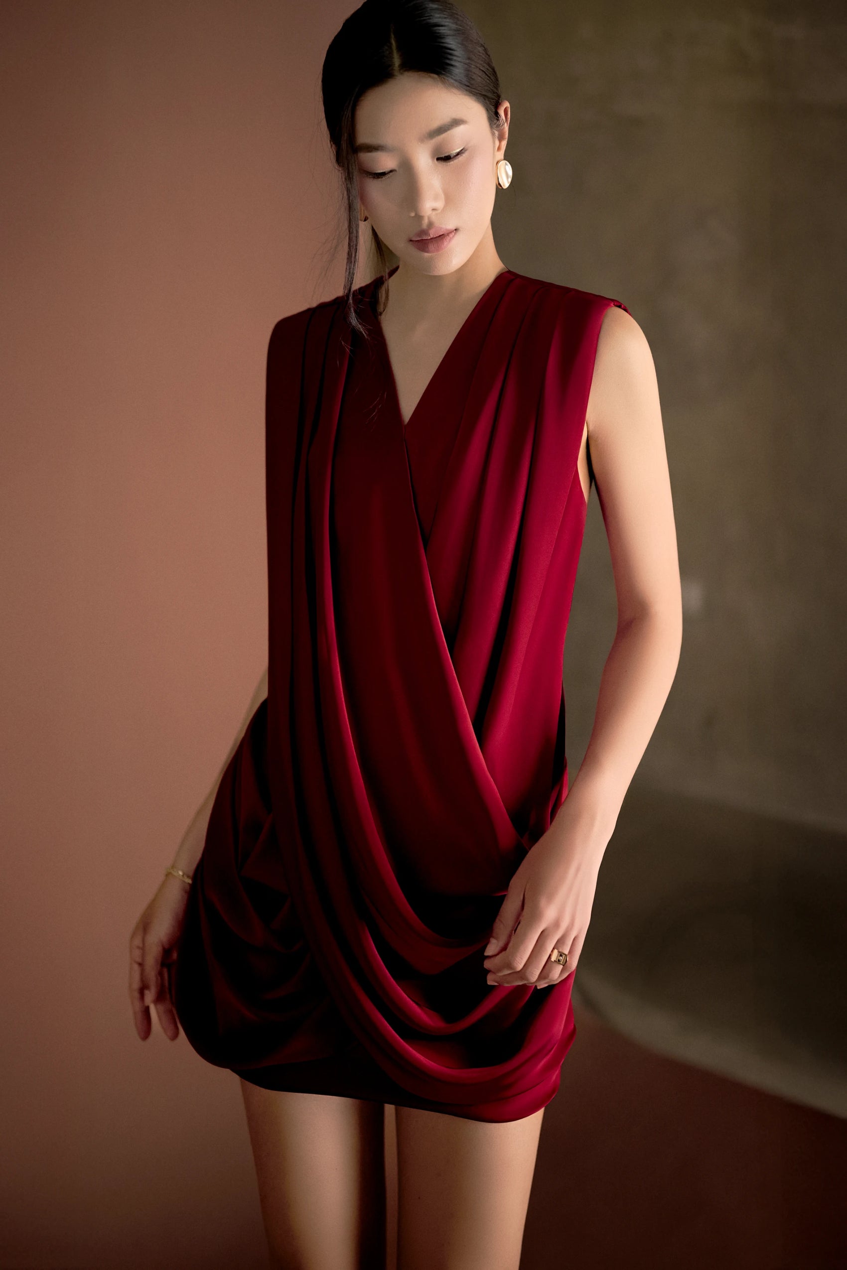 Fitted Silk Dress