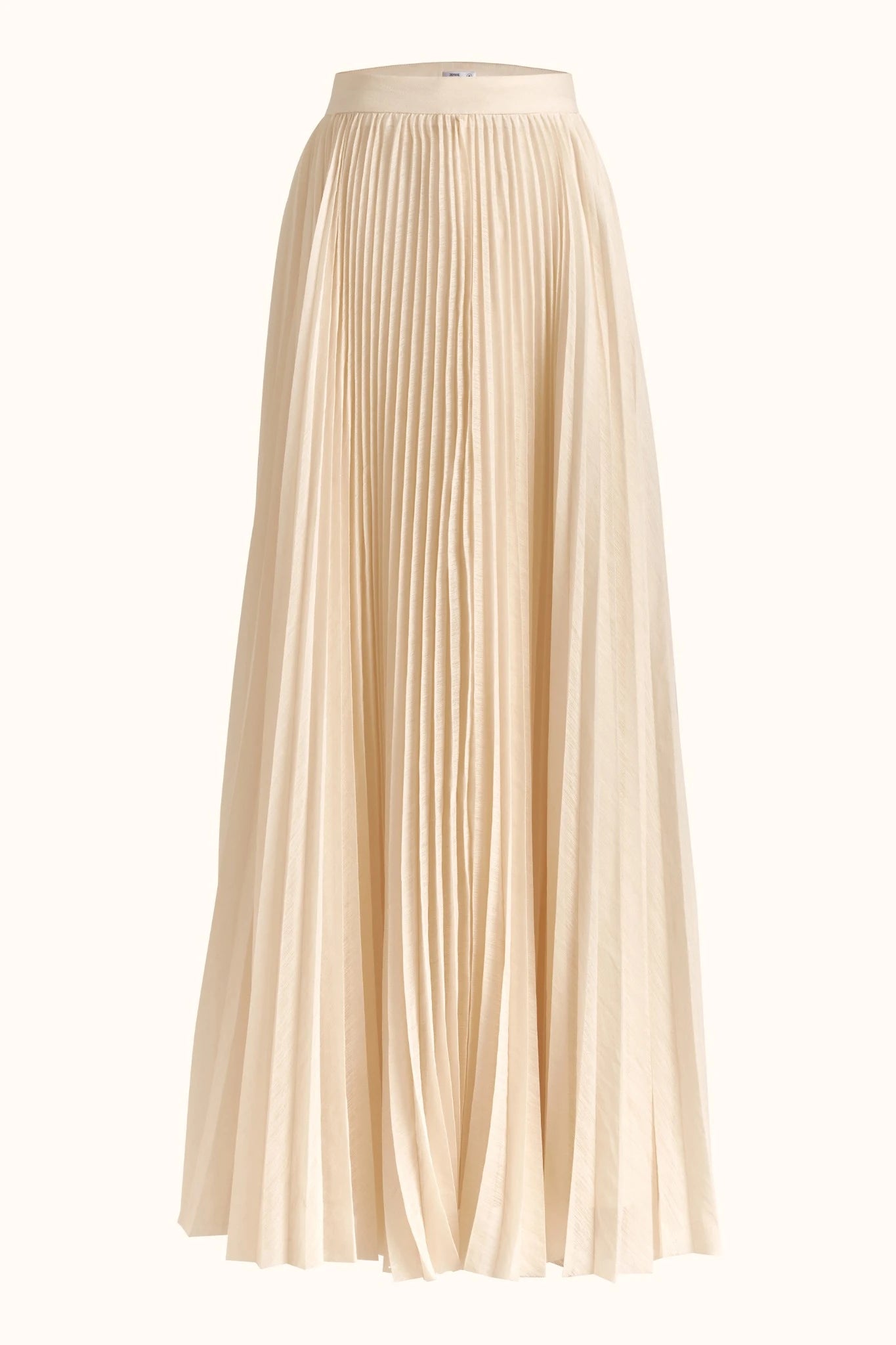 Fitted Top and Pleated Maxi Skirt Set